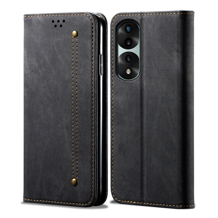 For Honor 70 Pro / 70 Pro+ Denim Texture Flip Leather Phone Case