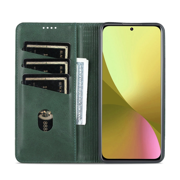 For Xiaomi 12 Lite AZNS Magnetic Calf Texture Leather Phone Case