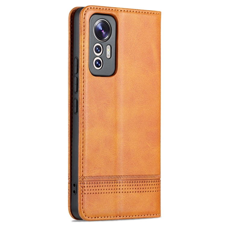 For Xiaomi 12 Lite AZNS Magnetic Calf Texture Leather Phone Case