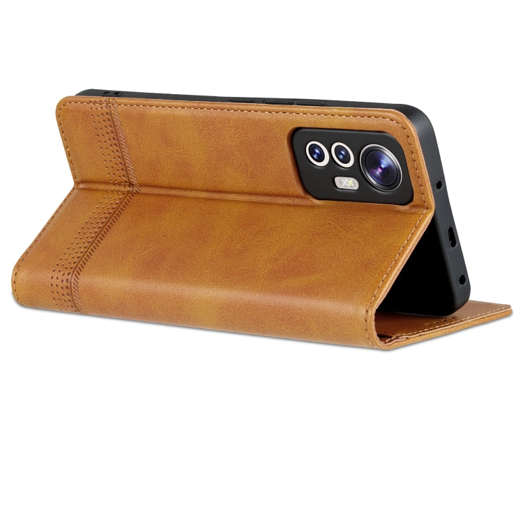 For Xiaomi 12 Lite AZNS Magnetic Calf Texture Leather Phone Case
