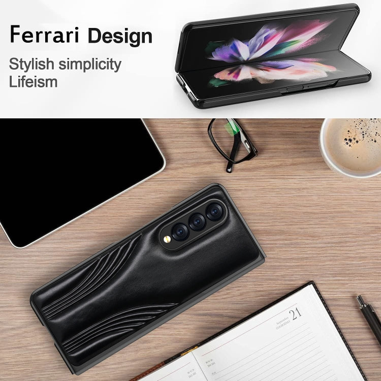 For Samsung Galaxy Z Fold4 Embossed Folding Phone Case
