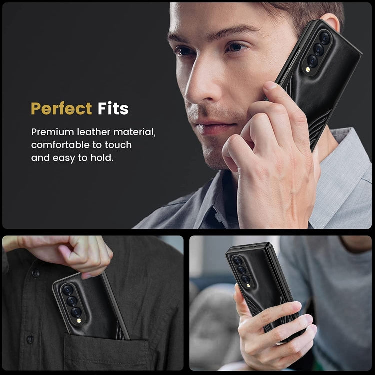 For Samsung Galaxy Z Fold4 Embossed Folding Phone Case