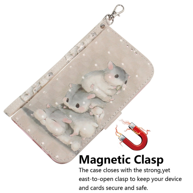 For Huawei P40 3D Painting Horizontal Flip Leather Case with Holder & Card Slot & Wallet & Lanyard
