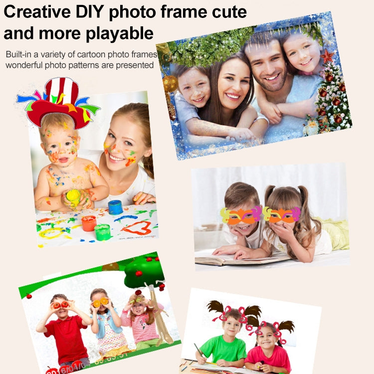 X2S 2.0 Inch LCD Screen Mini Children Camera Digital Camera, For:800W Single Camera+32G+Card Reader+Cartoon Sticker