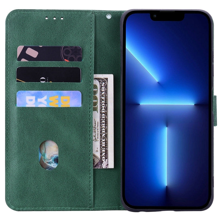 For iPhone 13 Pro Max Geometric Mandala Embossed Leather Phone Case