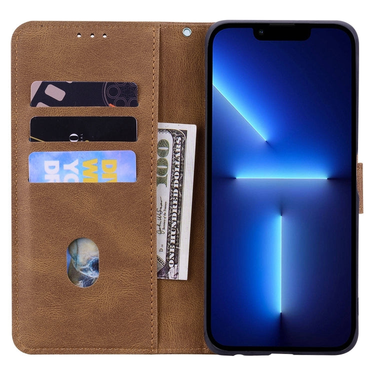 For iPhone 13 Geometric Mandala Embossed Leather Phone Case