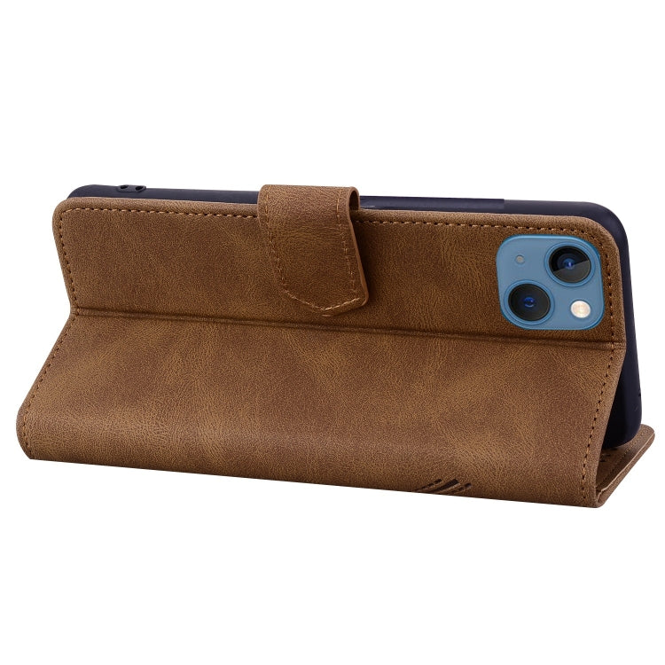 For iPhone 13 Geometric Mandala Embossed Leather Phone Case