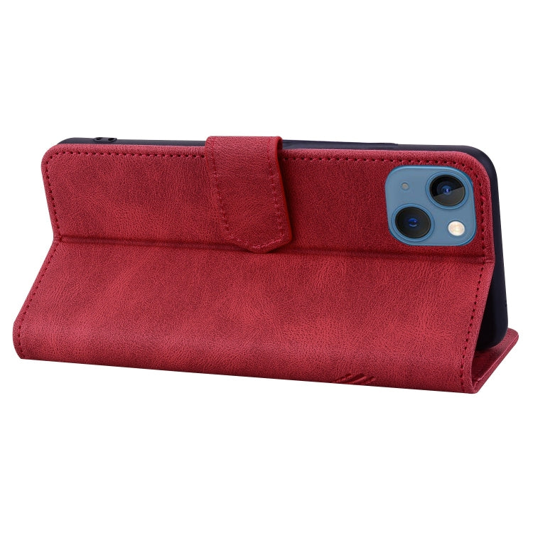 For iPhone 13 Geometric Mandala Embossed Leather Phone Case