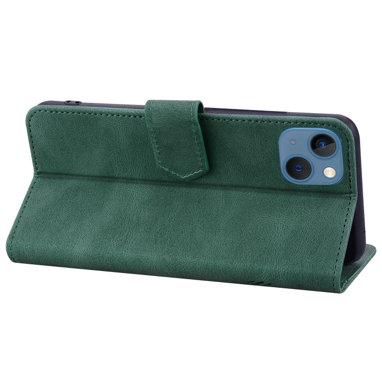 For iPhone 13 mini Geometric Mandala Embossed Leather Phone Case