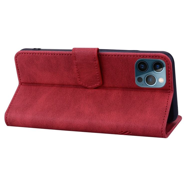 For iPhone 12 Pro Geometric Mandala Embossed Leather Phone Case