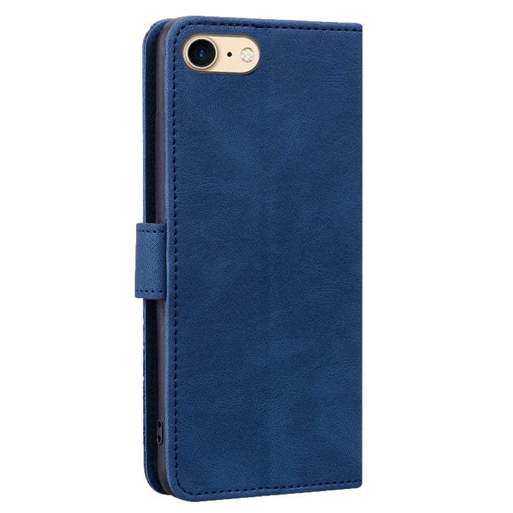 For iPhone SE 2022 / SE 2020 / 8 / 7 Geometric Mandala Embossed Leather Phone Case