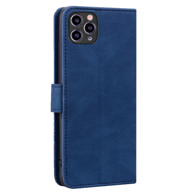 For iPhone 11 Pro Max Geometric Mandala Embossed Leather Phone Case