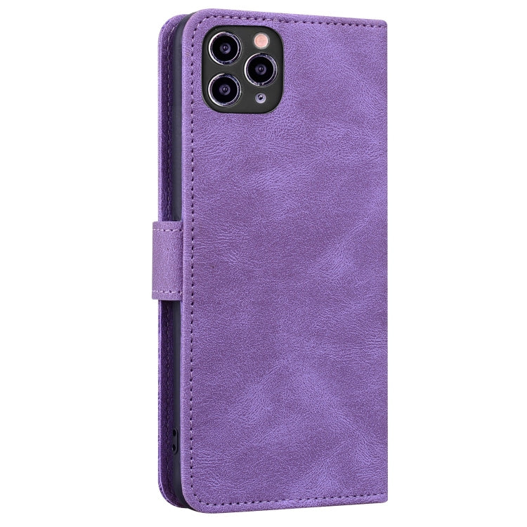 For iPhone 11 Pro Max Geometric Mandala Embossed Leather Phone Case