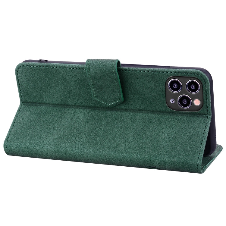 For iPhone 11 Pro Geometric Mandala Embossed Leather Phone Case