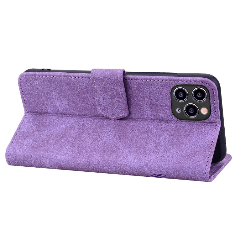 For iPhone 11 Pro Geometric Mandala Embossed Leather Phone Case