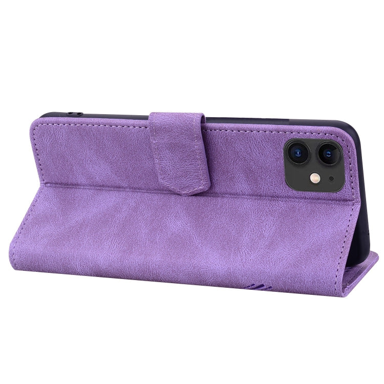 For iPhone 11 Geometric Mandala Embossed Leather Phone Case