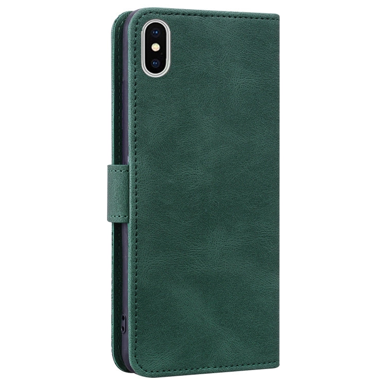 For iPhone XS Max Geometric Mandala Embossed Leather Phone Case