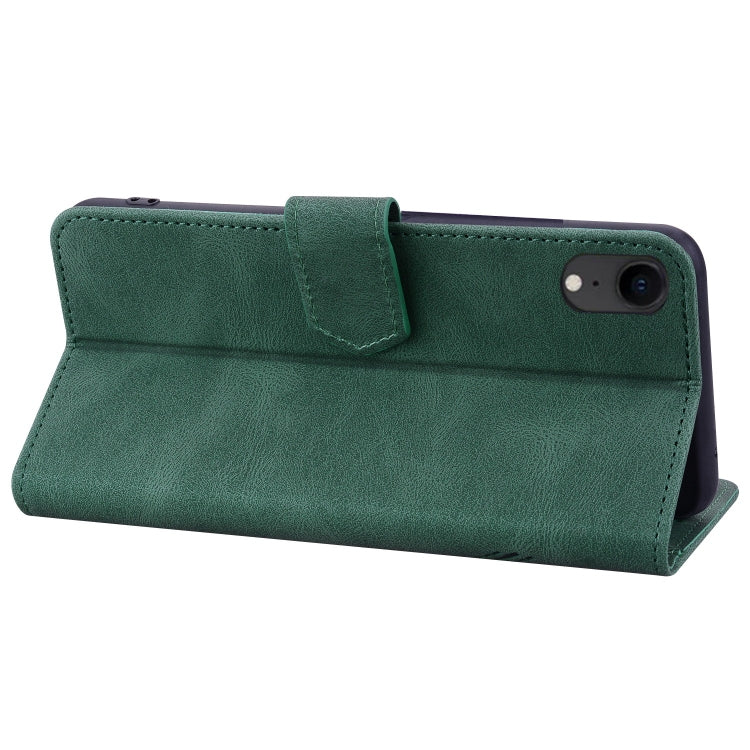 For iPhone XR Geometric Mandala Embossed Leather Phone Case