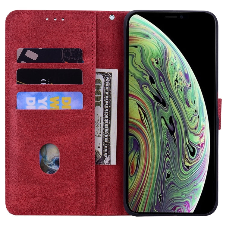 For iPhone XR Geometric Mandala Embossed Leather Phone Case