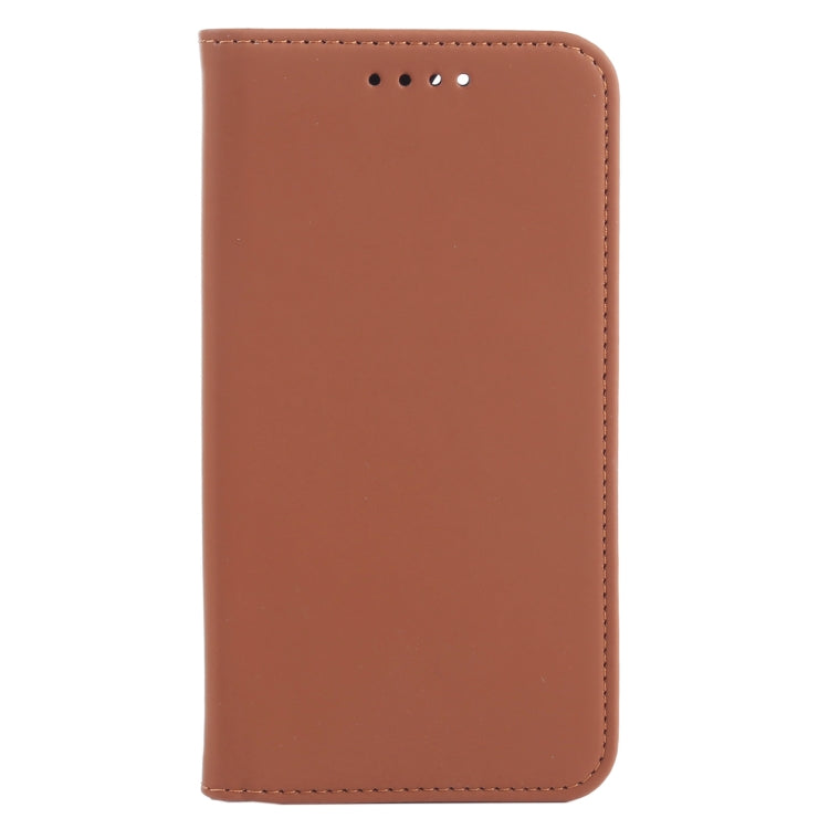 For iPhone 14 Plus Magnetism Skin Feel Card Holder Leather Phone Case