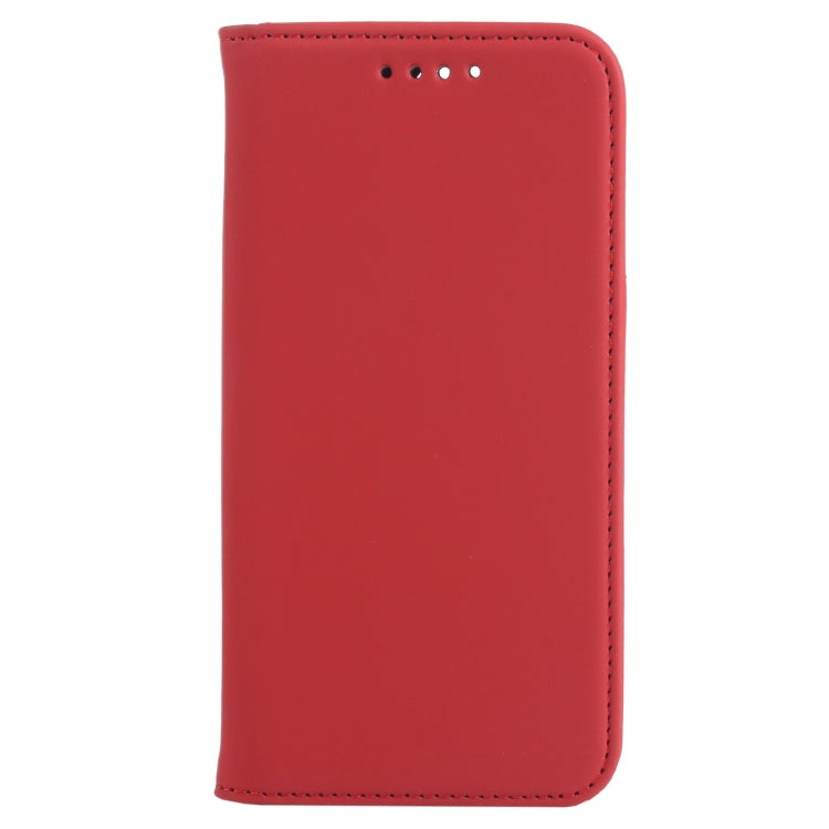 For iPhone 14 Pro Magnetism Skin Feel Card Holder Leather Phone Case