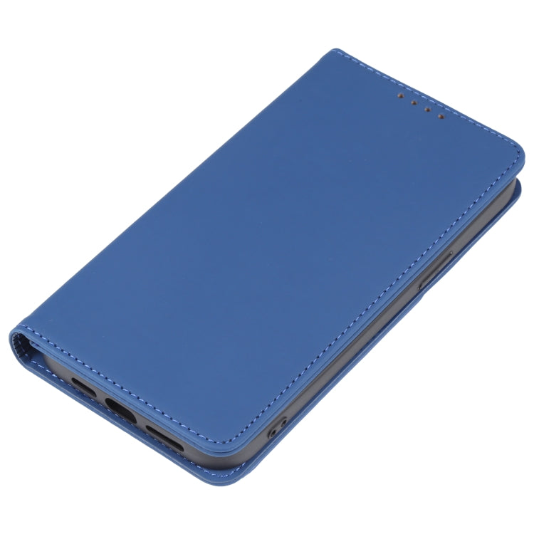 For iPhone 14 Pro Max Magnetism Skin Feel Card Holder Leather Phone Case