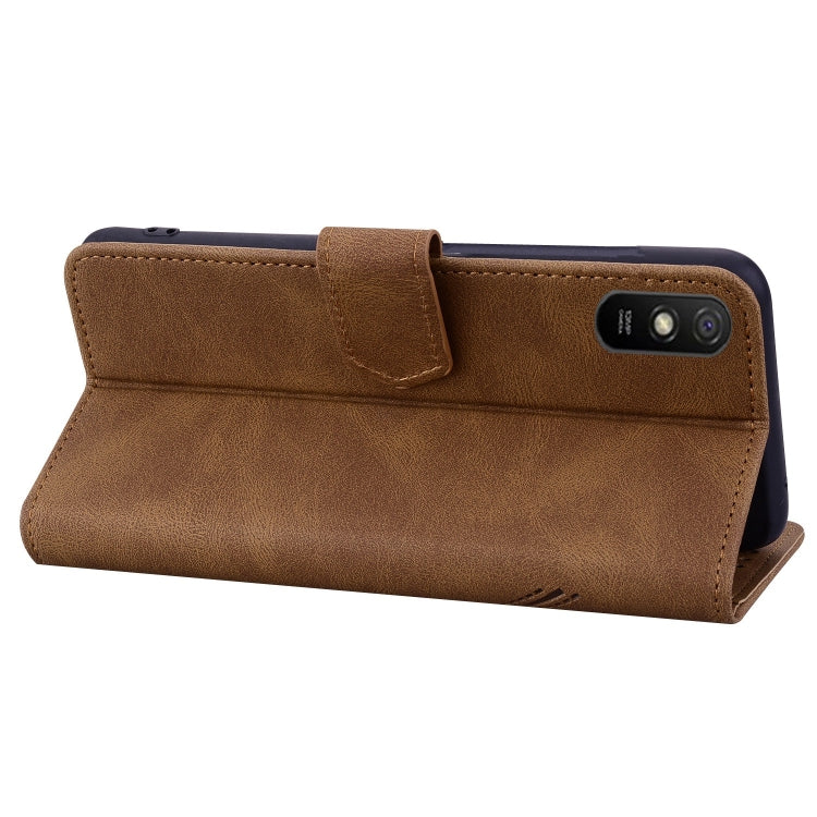 For Xiaomi Redmi 9A Geometric Mandala Embossed Leather Phone Case