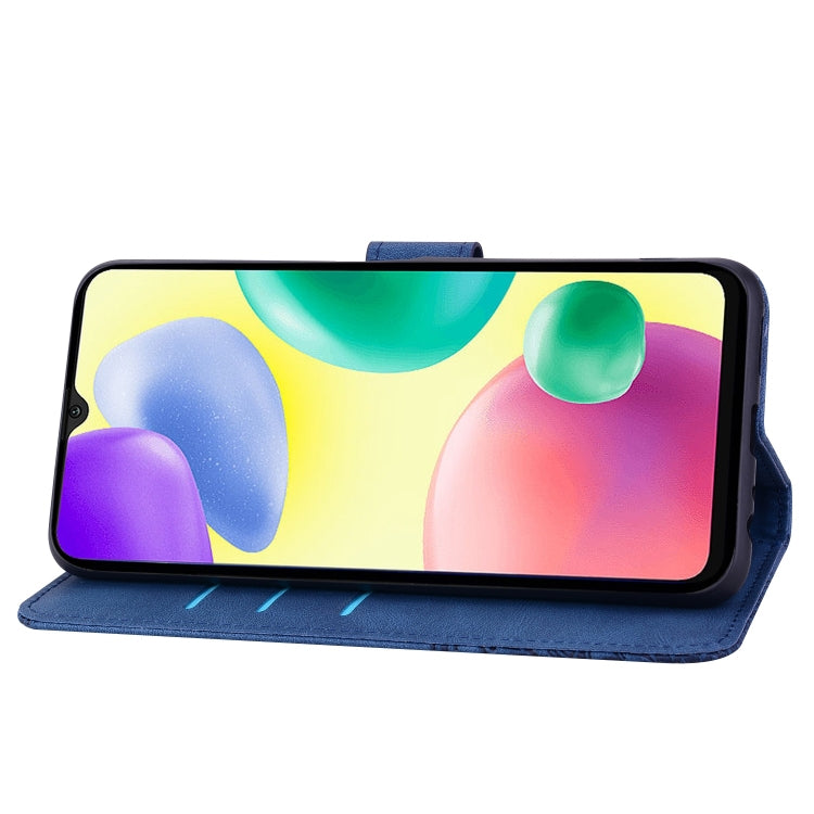 For Xiaomi Redmi 9T / Note 9 4G / Poco M3 Geometric Mandala Embossed Leather Phone Case