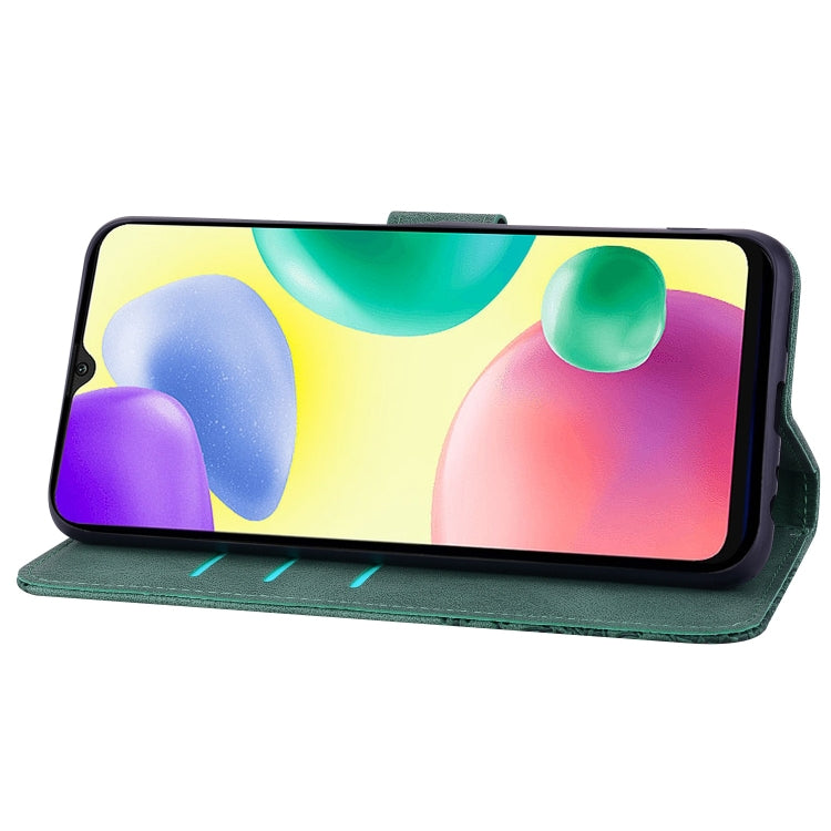 For Xiaomi Redmi 9T / Note 9 4G / Poco M3 Geometric Mandala Embossed Leather Phone Case