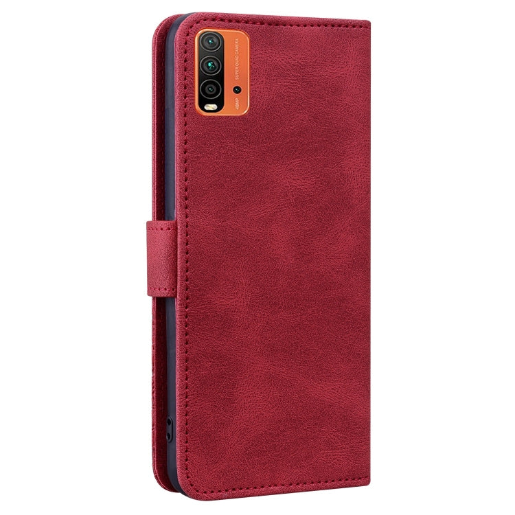 For Xiaomi Redmi 9T / Note 9 4G / Poco M3 Geometric Mandala Embossed Leather Phone Case