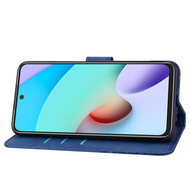 For Xiaomi Redmi 10 4G 2022 Geometric Mandala Embossed Leather Phone Case