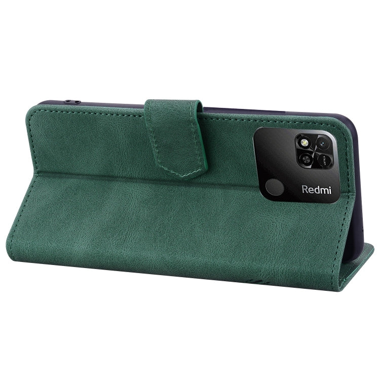 For Xiaomi Redmi 10A Geometric Mandala Embossed Leather Phone Case