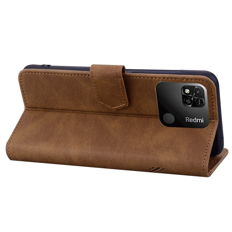 For Xiaomi Redmi 10A Geometric Mandala Embossed Leather Phone Case