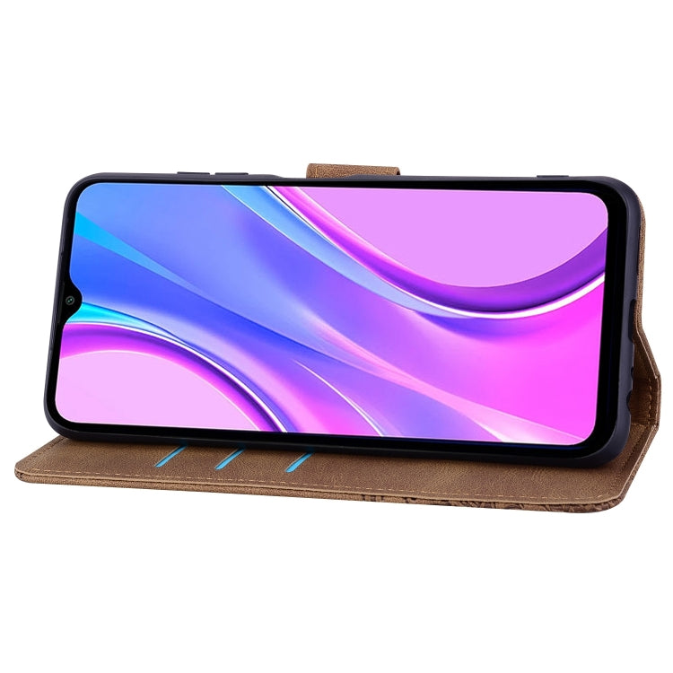 For Xiaomi Redmi Note 8 Geometric Mandala Embossed Leather Phone Case