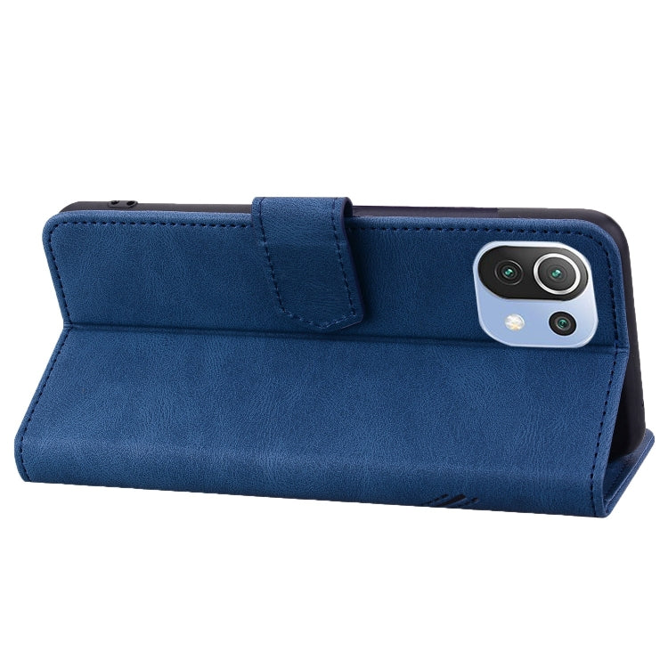 For Xiaomi 11 Lite Geometric Mandala Embossed Leather Phone Case