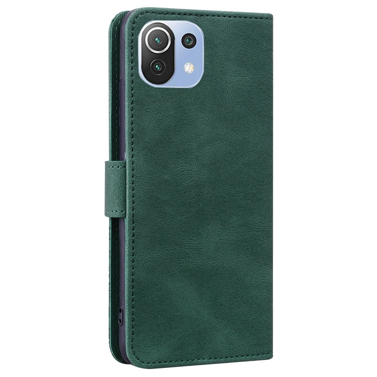 For Xiaomi 11 Lite Geometric Mandala Embossed Leather Phone Case