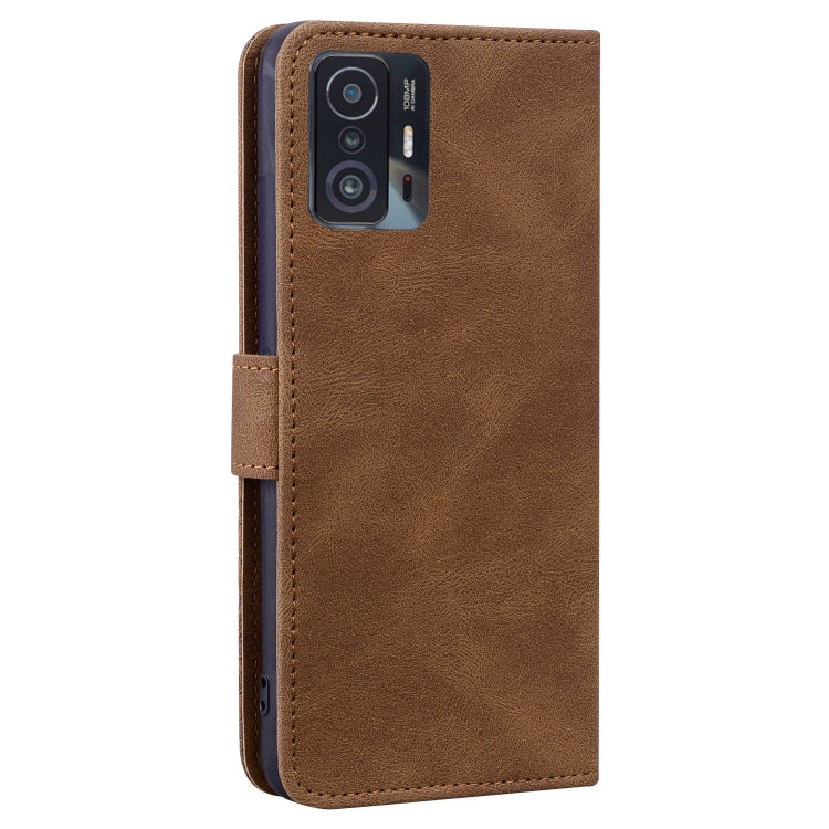 For Xiaomi 11T Pro Geometric Mandala Embossed Leather Phone Case