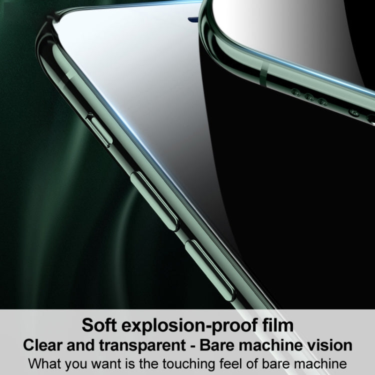 For Honor 70 5G 2 PCS IMAK 0.15mm Curved Full Screen Protector Hydrogel Film Back Protector