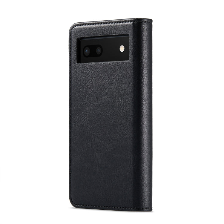 For Google Pixel 6A DG.MING Crazy Horse Texture Detachable Magnetic Leather Phone Case