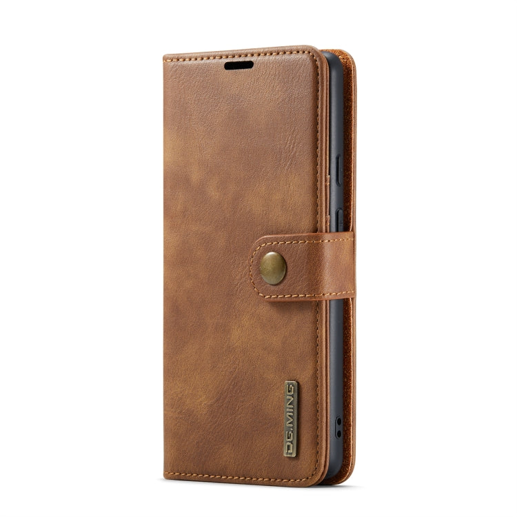 For Google Pixel 6A DG.MING Crazy Horse Texture Detachable Magnetic Leather Phone Case