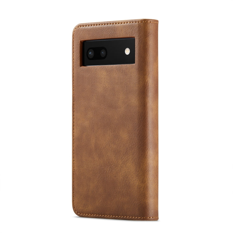 For Google Pixel 6A DG.MING Crazy Horse Texture Detachable Magnetic Leather Phone Case