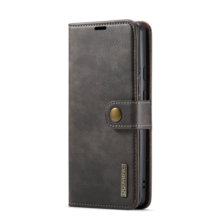 For Google Pixel 6A DG.MING Crazy Horse Texture Detachable Magnetic Leather Phone Case