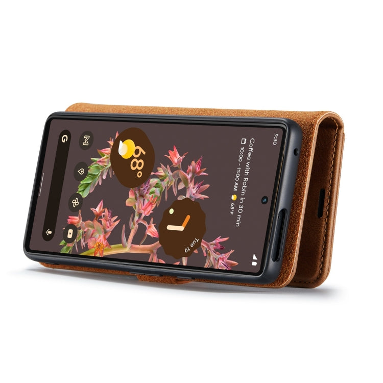 For Google Pixel 7 DG.MING Crazy Horse Texture Detachable Magnetic Leather Phone Case