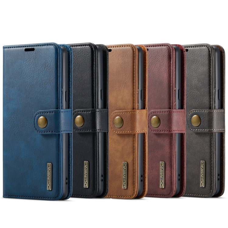 For Google Pixel 7 DG.MING Crazy Horse Texture Detachable Magnetic Leather Phone Case