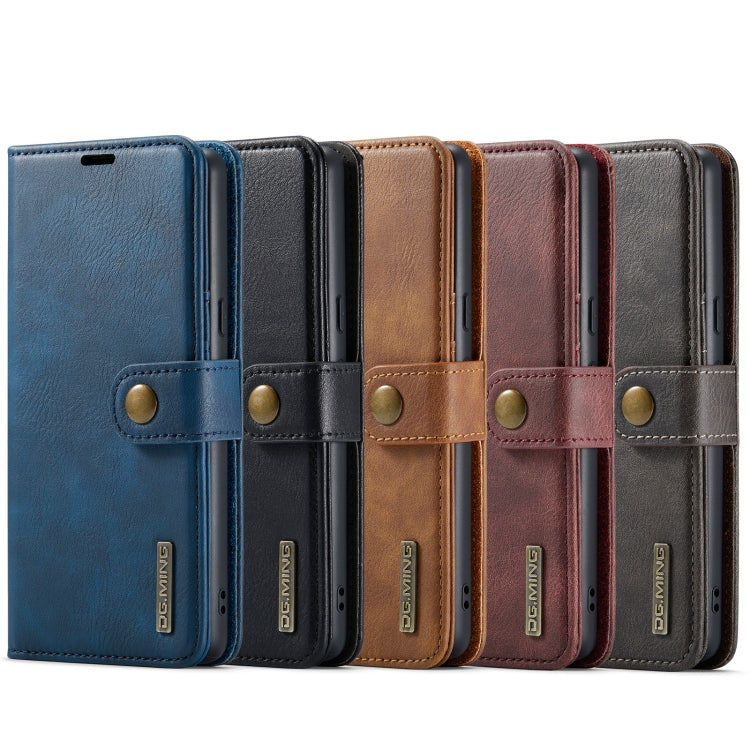 For Google Pixel 7 Pro DG.MING Crazy Horse Texture Detachable Magnetic Leather Phone Case