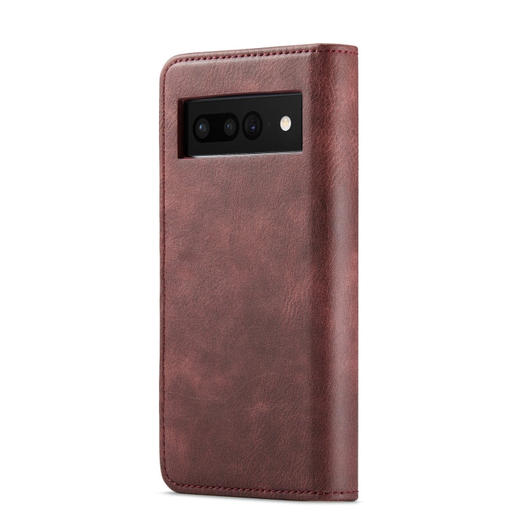 For Google Pixel 7 Pro DG.MING Crazy Horse Texture Detachable Magnetic Leather Phone Case