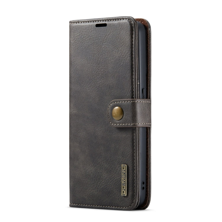 For OnePlus Ace & 10R DG.MING Crazy Horse Texture Detachable Magnetic Leather Phone Case