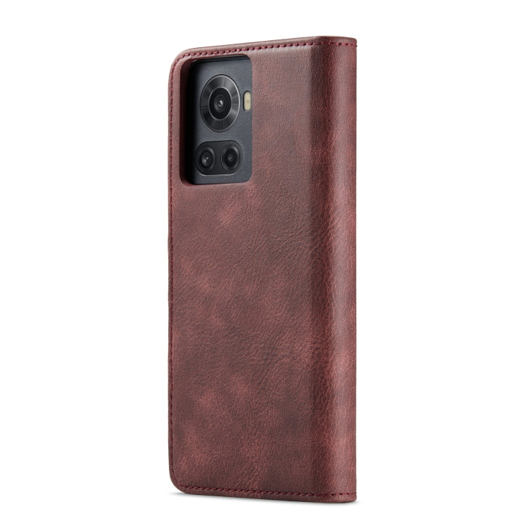For OnePlus Ace & 10R DG.MING Crazy Horse Texture Detachable Magnetic Leather Phone Case