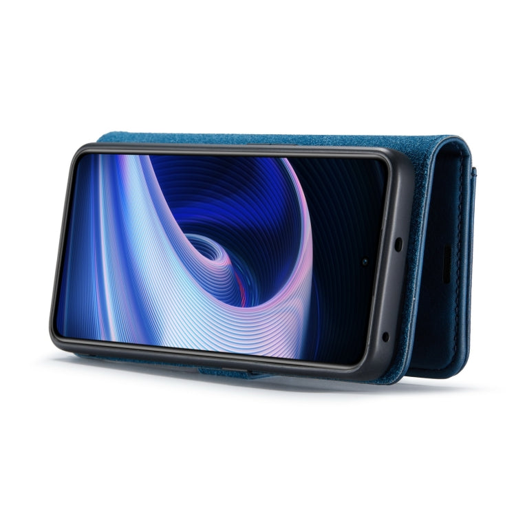 For OnePlus Ace & 10R DG.MING Crazy Horse Texture Detachable Magnetic Leather Phone Case