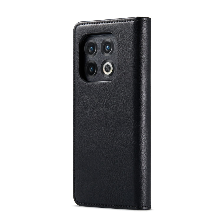For OnePlus 10 Pro DG.MING Crazy Horse Texture Detachable Magnetic Leather Phone Case
